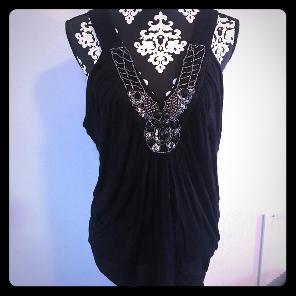 V neck tank top
